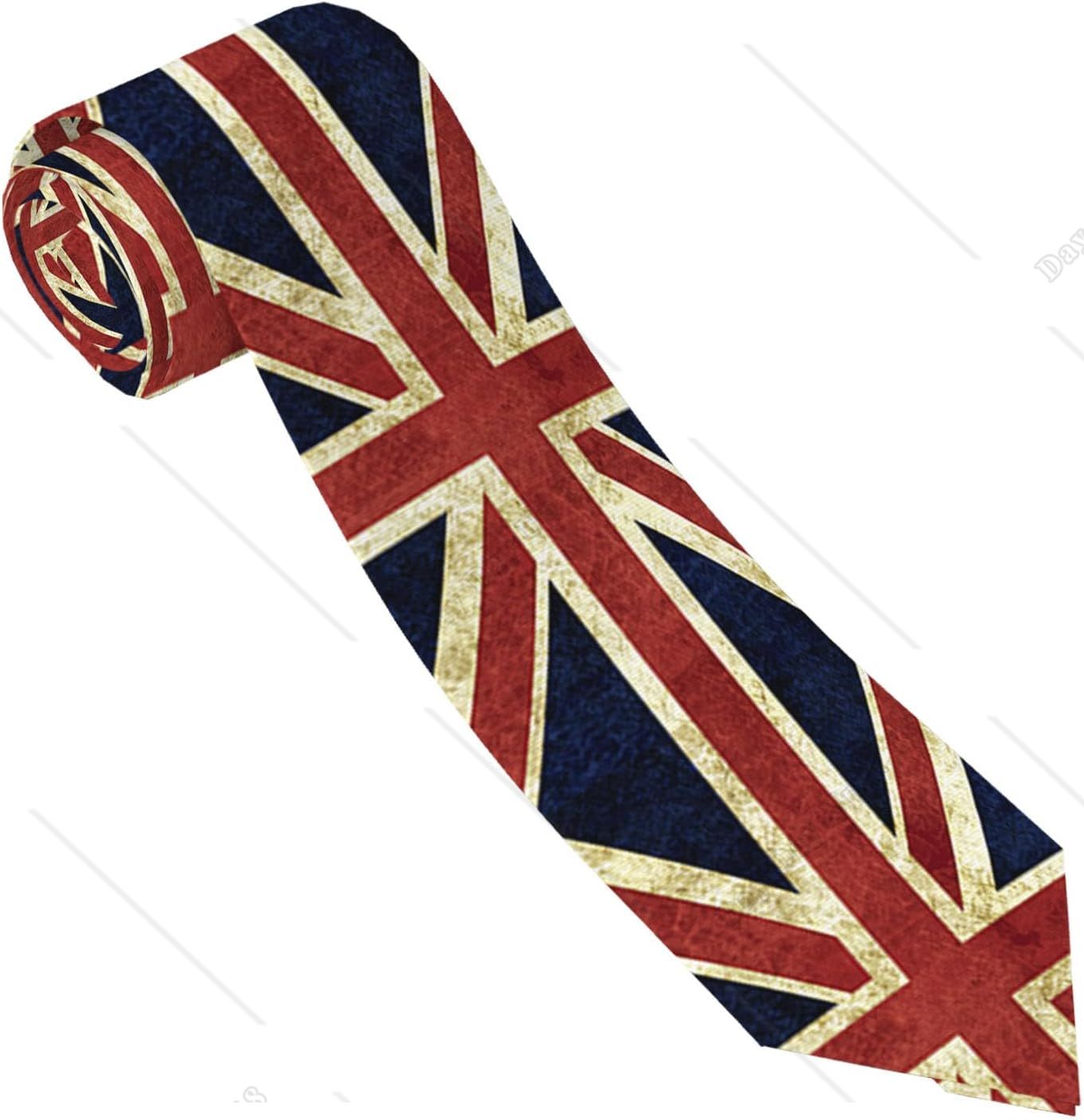 Men'S Grooming Uk - Gravata masculina com bandeira do Reino