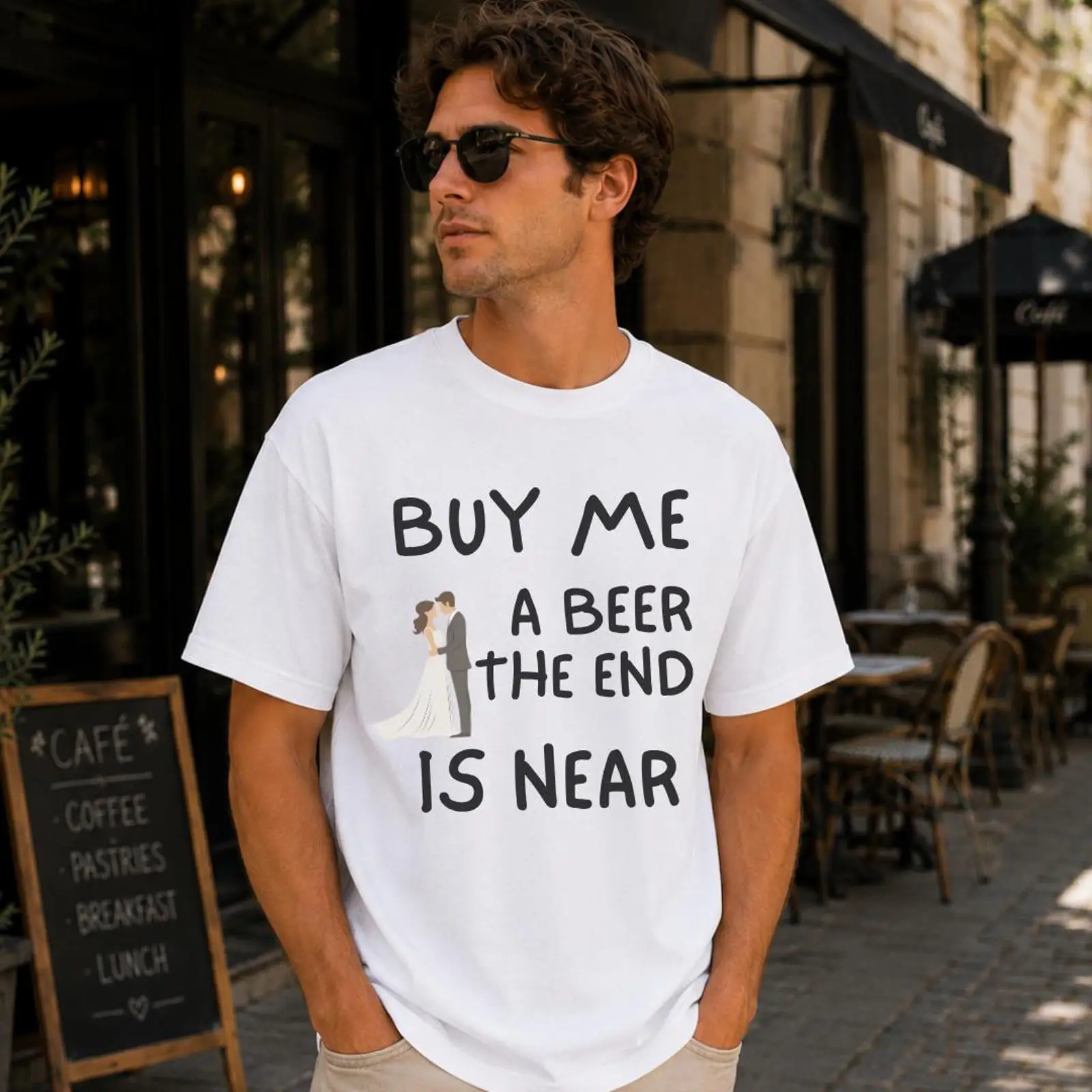 Camiseta Engraçada de Solteiro - Men'S Grooming Near Me avaliação e preço