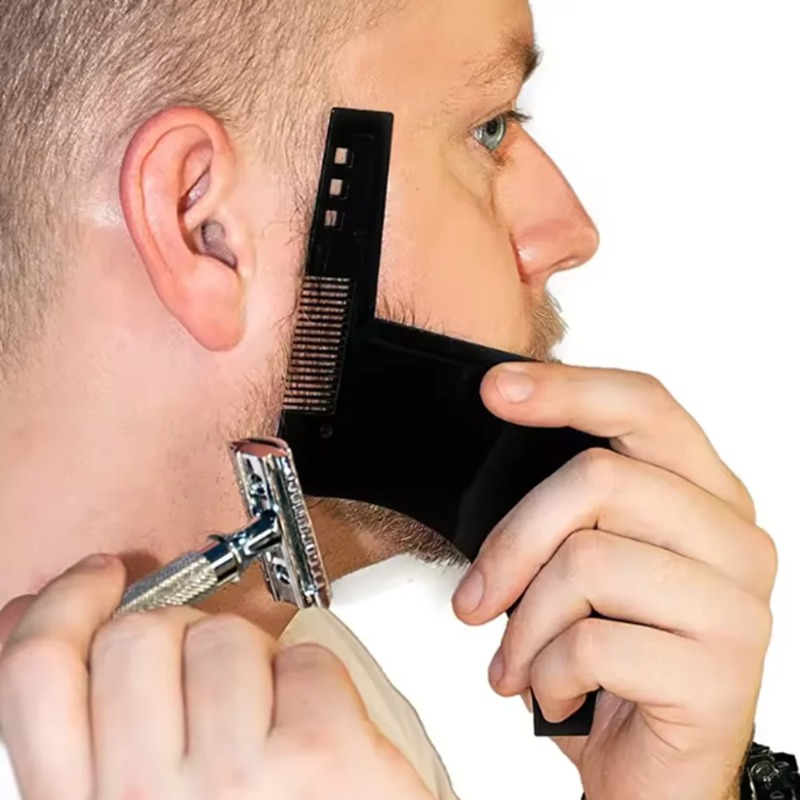 1PC Pente Modelador de Barba M - Men'S Grooming Facial avaliação e preço
