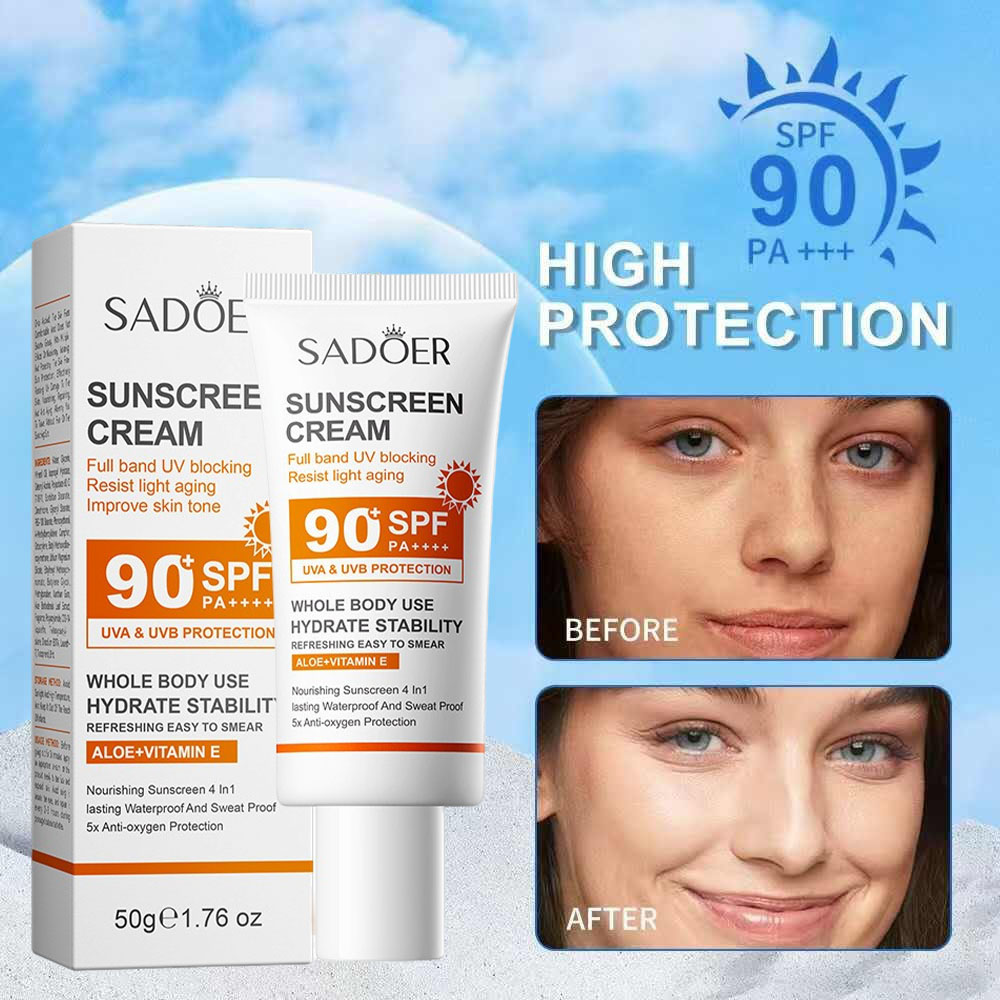 Sadoer Creme Protetor Solar Co - Face Moisturizer Spf avaliação e preço